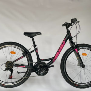 TransMontana MTB 24 Junior Leány Acél fekete/pink
