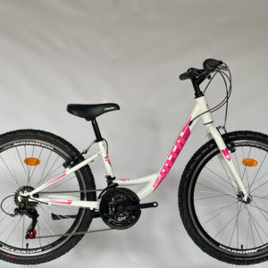 TransMontana MTB 24 Junior Leány Acél fehér/pink