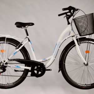 TransMontana City 28" acél 6 sebességes fehér/kék