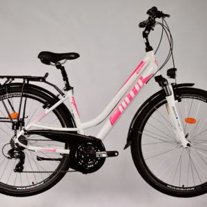 TransMontana Trekking 2.0 Alu. NŐI 21seb.agydinamó  fehér/pink