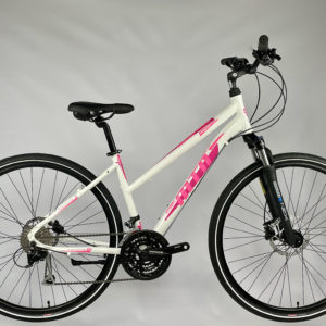 TransMontana Cross Trekking 3.0 NŐI HIDRAULIKUS TÁRCSAFÉK Alu 27 seb fehér/pink